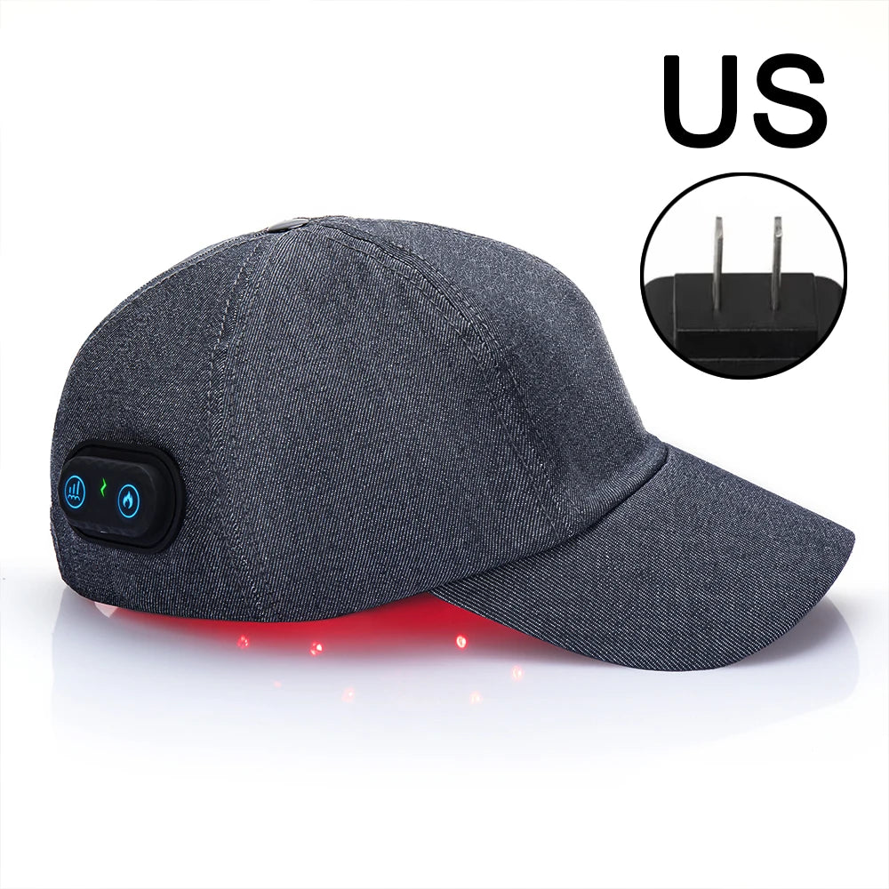 New Infrared LEDs 660nm&850nm Red Light Therapy Hair Growth Cap For Hair Regrowth Anti Hair Loss Relax Scalp Anti-inflammatory Quick Pick Grocers